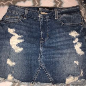 Hollister denim skirt